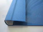 C-Bind Мягкие обложки А4 Softclear A 10 мм синие текстура лен